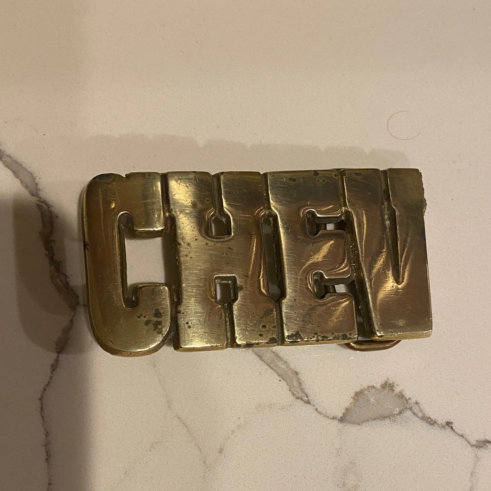 Vintage Gold Belt Buckle